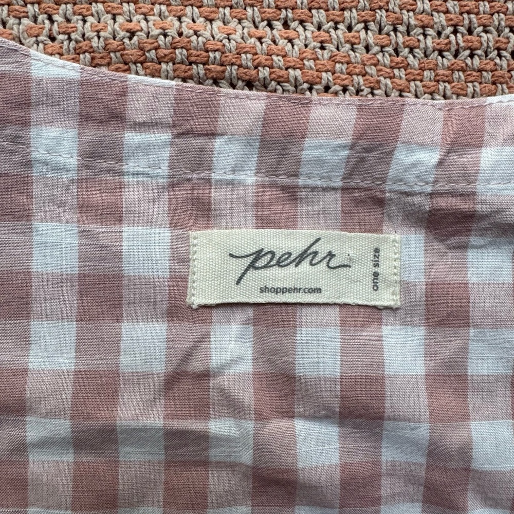Organic Cotton Pink Gingham Caftan Dress by Pehr - Picture 4 of 11